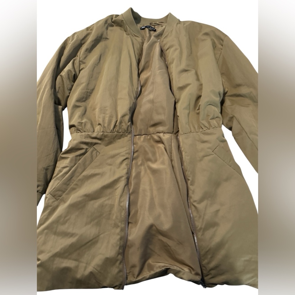 Brand new without tag Zara Olive Green Bomber Jacket